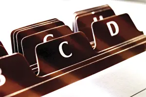 Office Stationery Drucke: Lettered file tabs