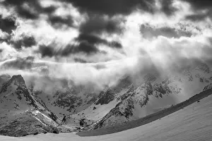 Deserted Norwegian Landscape Drucke: Light atmosphere in the mountains