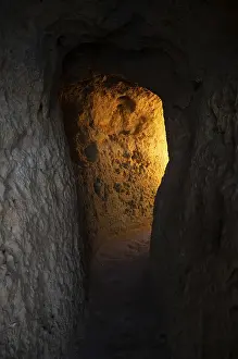 Algarve Rock Formations Drucke: Light at the end of the tunnel