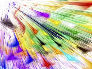 Abstract Fractal Background Drucke: Light fractal background - abstract computer-generated image