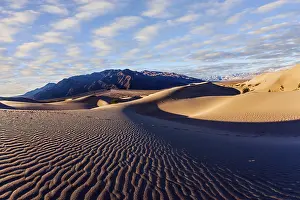 California Desert Scene Drucke: Light sand waves from the desert wind