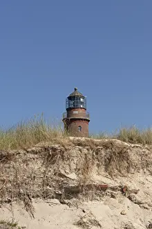 Lighthouse In Northern Germany Drucke: Lighthouse, beach, DarBer Ort