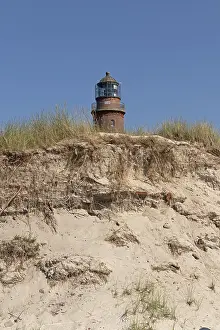 Lighthouse Darsser Ort Drucke: Lighthouse, beach, DarBer Ort