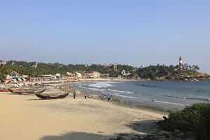 Leuchttürme Drucke: Leuchtturmbucht, Kovalam, Malabarischer Küste