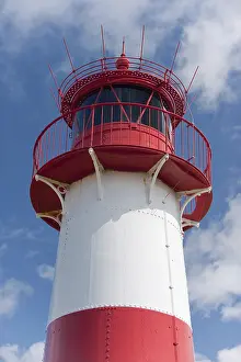 Central Europe Coastal Scenes Drucke: Lighthouse with blue sky at Ellenbogen