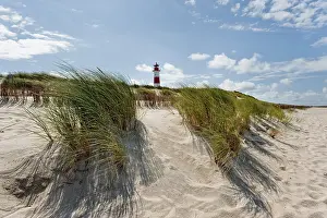 Lighthouse Germany Drucke: Lighthouse with blue sky at Ellenbogen