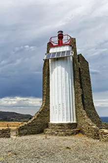 Solar Powered Electricity Supply Drucke: Lighthouse of Cap Cerbere
