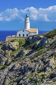 Balearic Islands Photography Drucke: Lighthouse close to Cala Rajada, Majorca