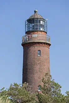 Deserted German Building Drucke: Lighthouse, DarBer Ort, Born a