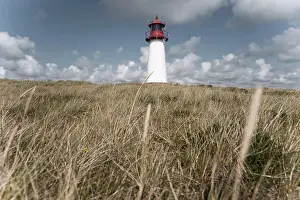 North Sea Lighthouse Drucke: Lighthouse at Ellenbogen, North Sea