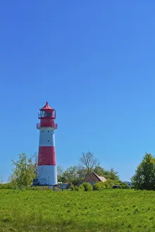 Baltic Sea Landscape Photography Drucke: Lighthouse Falshoeft, navigation