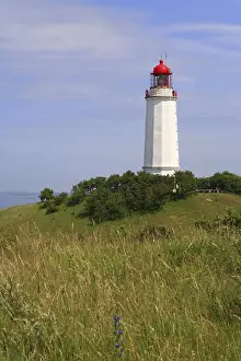 Hiddensee Island Lighthouse Drucke: Lighthouse on the island Hiddensee