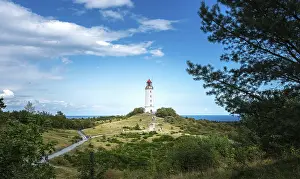 Lighthouse Germany Drucke: The lighthouse on the island of Hiddensee