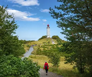Hiddensee Island Lighthouse Drucke: The lighthouse on the island of Hiddensee