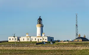 British Lighthouses UK Drucke: The Lighthouse Keepers Cottage