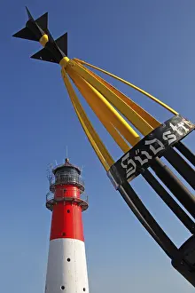 Travel Photography North Germany Drucke: Lighthouse and navigation mark