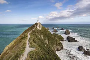 Catlins Coastline Drucke: Lighthouse at Nugget Point, Catlins