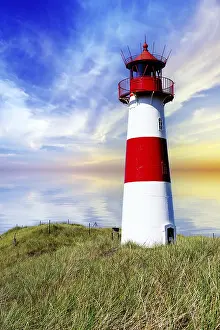 European Lighthouse Architecture Drucke: Lighthouse von List, Ostellenbogen