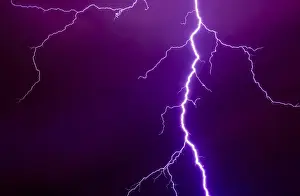 Stormy Atmosphere Europe Drucke: Lightning during a thunderstorm