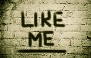Symbolic Picture Concept Drucke: Like Me Concept