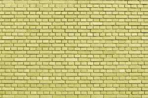 Deserted Exterior View Drucke: Limelight colored brick wall background