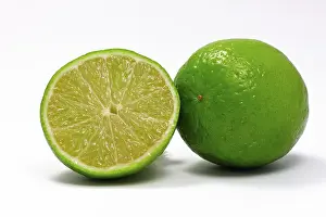 Close Up Citrus Fruit Drucke: Limes