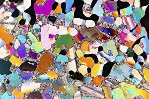 Liquid Crystals Microscope Drucke: Liquid crystals under a microscope