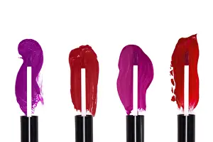 Liquid Lipstick Drucke: Liquid lipstick isolate on a white background