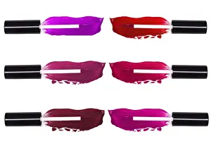 Makeup Artist Drucke: Liquid lipstick isolate on a white background