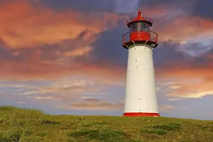 German Lighthouse Tower Drucke: List Lighthouse, Westam Evening