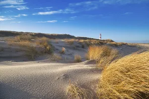 Northern Germany Lighthouses Drucke: List-Ost lighthouse on the elbow