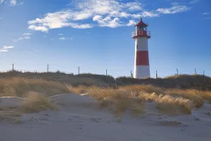 Schleswig Holstein Landmarks Drucke: List-Ost lighthouse on the elbow