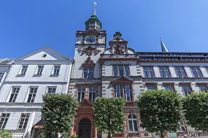 Heritage Protected Buildings Germany Drucke: Listed Main Post Office, from 1892