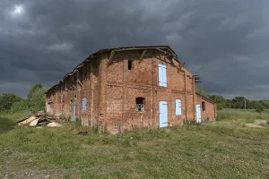 Deserted Mansion Germany Drucke: Listed former pigsty from 1920