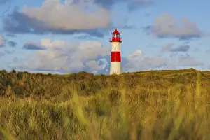 Lighthouse In Schleswig Holstein Drucke: The Lister lighthouse at Ellenbogen