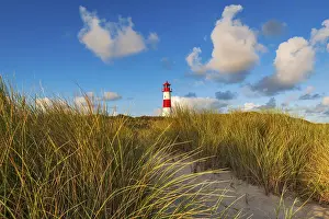 North Sea Coastal Scenery Drucke: The Lister lighthouse at Ellenbogen