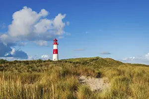 Schleswig Holstein Landscape Drucke: The Lister lighthouse at Ellenbogen