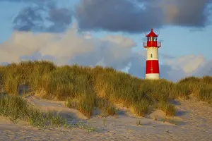 Northern Germany Lighthouse Drucke: The Lister lighthouse at Ellenbogen
