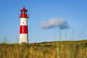 Northern Germany Lighthouse Drucke: The Lister lighthouse at Ellenbogen