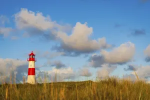 Lighthouse In Northern Germany Drucke: The Lister lighthouse at Ellenbogen