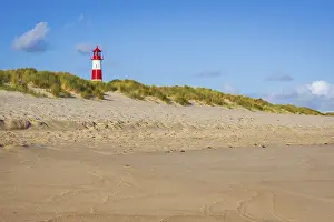 Central Europe Beach Scene Drucke: The Lister lighthouse at Ellenbogen