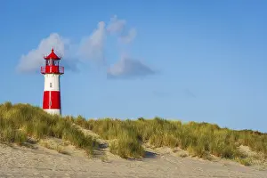 Northern Germany Lighthouse Drucke: The Lister lighthouse at Ellenbogen