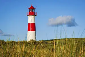 Lighthouse In Northern Germany Drucke: The Lister lighthouse at Ellenbogen
