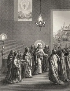 Holy Communion Image Drucke: In a little while you will not see Me