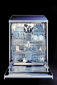Washing Machine Drucke: Loaden automatic Dishwasher