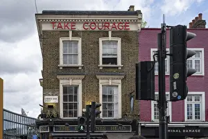Pop-Art Drucke: Blick auf Camden High Street in London, Vereinigtes Königreich