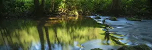 Southern Germany Landscapes Drucke: Long exposure of the Eyach