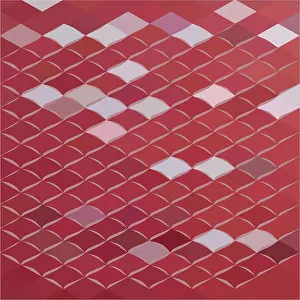 Drucke von Low-Polygon-Style-Illustration eines roten Parkplatzabstrakten Hintergrunds Geometrische Formen Drucke: Low Polygon-Style-Illustration eines roten Parkplatzabstrakten Hintergrunds.