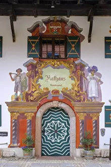 Bavarian Tradition Drucke: Luftlmalerei, mock architecture