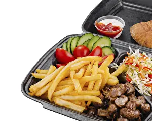 Bilder Datiert 12. Juni 2024: Pita bread lunchbox print